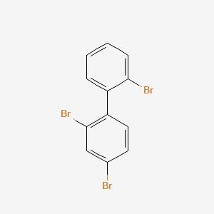 molecular formula C12H7Br3 B12684294 2,2',4-Tribromobiphenyl CAS No. 144978-90-5