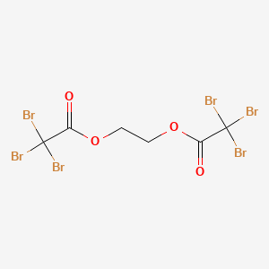 molecular formula C6H4Br6O4 B12684332 Ethylene bis(tribromoacetate) CAS No. 94159-39-4