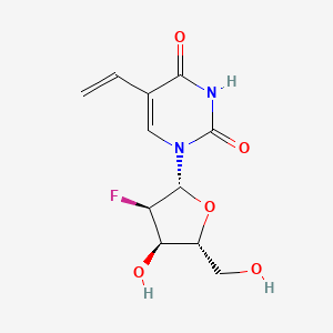 molecular formula C11H13FN2O5 B12684335 Uridine, 2'-deoxy-5-ethenyl-2'-fluoro- CAS No. 123881-86-7