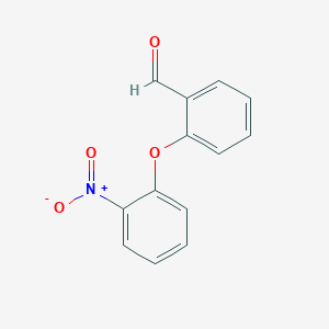 molecular formula C13H9NO4 B1268434 2-(2-Nitrophenoxy)benzaldehyde CAS No. 66961-19-1