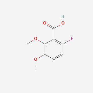 molecular formula C9H9FO4 B1268436 6-Fluoro-2,3-dimethoxybenzoic acid CAS No. 265670-72-2