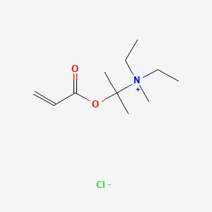 molecular formula C11H22ClNO2 B12684369 Diethylmethyl[1-methyl-1-[(1-oxoallyl)oxy]ethyl]ammonium chloride CAS No. 93842-90-1