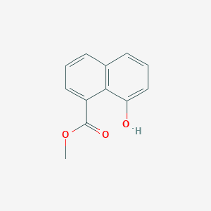 molecular formula C12H10O3 B1268439 8-羟基-1-萘甲酸甲酯 CAS No. 5247-86-9