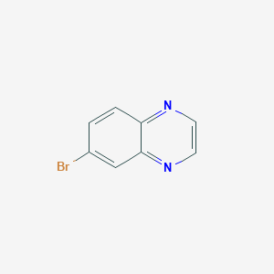 molecular formula C8H5BrN2 B1268447 6-Bromoquinoxaline CAS No. 50998-17-9