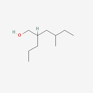 molecular formula C10H22O B12684518 4-Methyl-2-propylhexan-1-ol CAS No. 66256-62-0