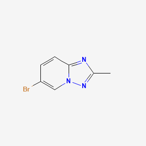 molecular formula C7H6BrN3 B1268453 6-Bromo-2-methyl-[1,2,4]triazolo[1,5-a]pyridine CAS No. 7169-95-1