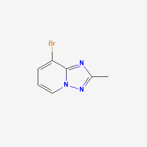 molecular formula C7H6BrN3 B1268454 8-Bromo-2-methyl-[1,2,4]triazolo[1,5-a]pyridine CAS No. 7169-96-2