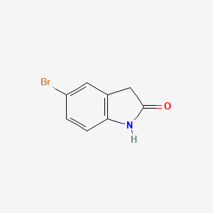 molecular formula C8H6BrNO B1268455 5-Bromooxindole CAS No. 20870-78-4