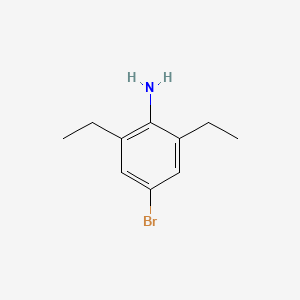molecular formula C10H14BrN B1268459 4-溴-2,6-二乙基苯胺 CAS No. 56746-19-1