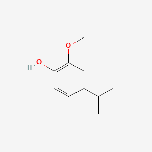 molecular formula C10H14O2 B12684608 2-Methoxy-4-(1-methylethyl)phenol CAS No. 53587-16-9