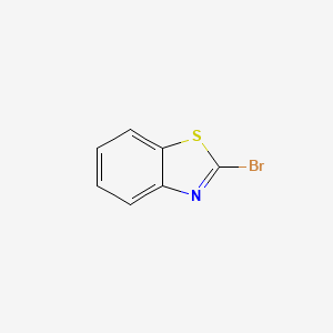 molecular formula C7H4BrNS B1268465 2-Bromobenzothiazole CAS No. 2516-40-7