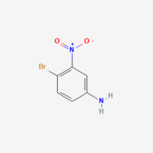 molecular formula C6H5BrN2O2 B1268468 4-溴-3-硝基苯胺 CAS No. 53324-38-2