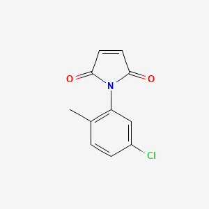 molecular formula C11H8ClNO2 B1268473 1-(5-氯-2-甲基苯基)-1H-吡咯-2,5-二酮 CAS No. 58670-26-1