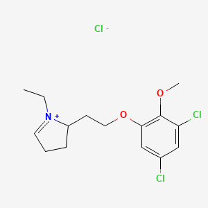 molecular formula C15H20Cl3NO2 B12684748 Einecs 279-338-8 CAS No. 79893-44-0