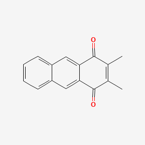 molecular formula C16H12O2 B12684752 2,3-Dimethyl-1,4-anthraquinone CAS No. 65869-73-0