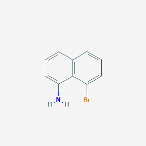 molecular formula C10H8BrN B1268476 8-溴萘-1-胺 CAS No. 62456-34-2