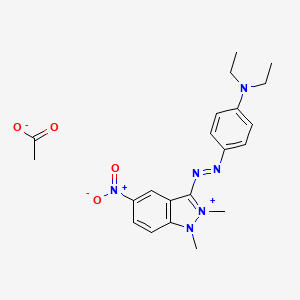 molecular formula C21H26N6O4 B12684785 Einecs 302-420-2 CAS No. 94108-84-6