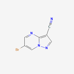 6-Bromopyrazolo[1,5-a]pyrimidine-3-carbonitrile