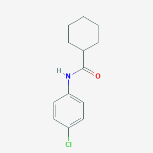 molecular formula C13H16ClNO B126848 N-(4-chlorophenyl)cyclohexanecarboxamide CAS No. 142810-49-9