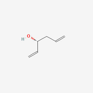molecular formula C6H10O B12684833 1,5-Hexadien-3-ol, (R)- CAS No. 119596-43-9