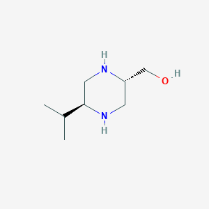((2S,5S)-5-Isopropylpiperazin-2-yl)methanol