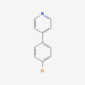 molecular formula C11H8BrN B1268493 4-(4-Bromophenyl)pyridine CAS No. 39795-60-3