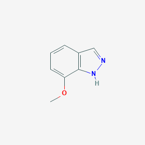 molecular formula C8H8N2O B126850 7-methoxy-1H-indazole CAS No. 1429222-35-4