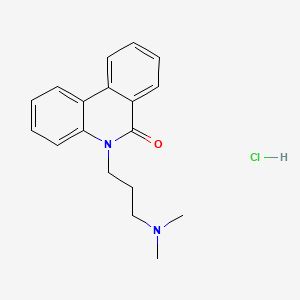 molecular formula C18H21ClN2O B12685091 Fantridone hydrochloride CAS No. 22461-13-8