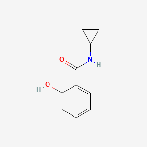 molecular formula C10H11NO2 B1268513 N-cyclopropyl-2-hydroxybenzamide CAS No. 440111-82-0