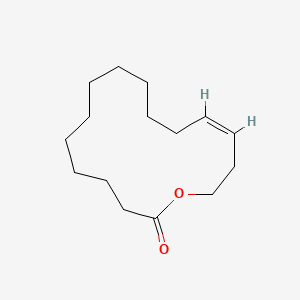 molecular formula C15H26O2 B12685139 Oxacyclohexadec-13-en-2-one, (13Z)- CAS No. 111879-81-3