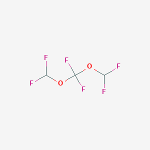molecular formula C3H2F6O2 B12685174 Bis(difluoromethoxy)difluoromethane CAS No. 78522-47-1