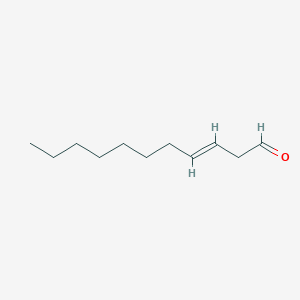 molecular formula C11H20O B12685220 3-Undecenal, (3E)- CAS No. 77928-05-3