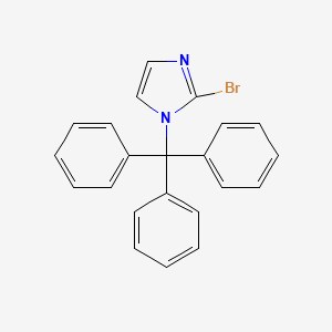 molecular formula C22H17BrN2 B1268528 2-溴-1-三苄基-1H-咪唑 CAS No. 67478-47-1