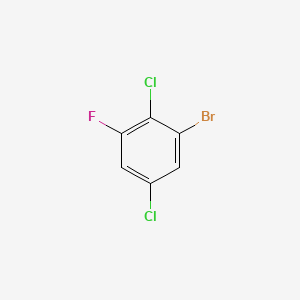 molecular formula C6H2BrCl2F B1268532 1-溴-2,5-二氯-3-氟苯 CAS No. 202865-57-4