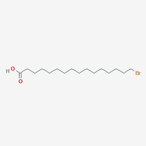 molecular formula C16H31BrO2 B1268533 16-Bromohexadecanoic acid CAS No. 2536-35-8