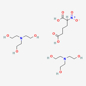 molecular formula C18H39N3O12 B12685363 Einecs 307-127-3 CAS No. 97552-74-4