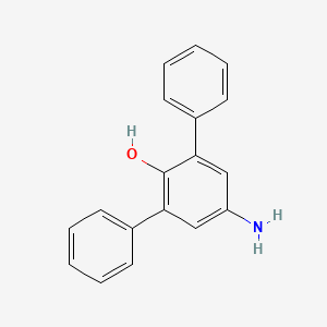 molecular formula C18H15NO B1268537 4-Amino-2,6-diphenylphenol CAS No. 50432-01-4