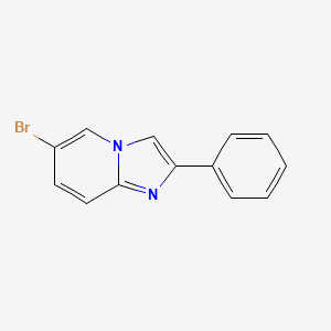 molecular formula C13H9BrN2 B1268541 6-Bromo-2-phenylimidazo[1,2-a]pyridine CAS No. 4044-98-8