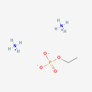 molecular formula C2H13N2O4P B12685426 Ammonium ethyl phosphate CAS No. 68647-23-4