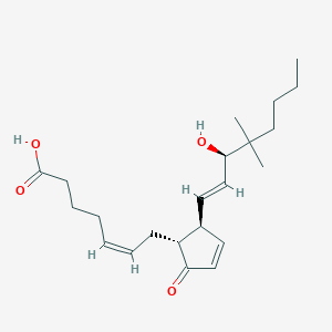 molecular formula C22H34O4 B126855 16,16-Dimethylprostagladin A2 CAS No. 41691-92-3