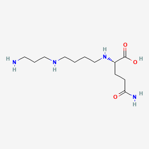 molecular formula C12H26N4O3 B12685547 N(1)-(gamma-Glutamyl)spermidine CAS No. 74141-50-7
