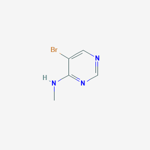 molecular formula C5H6BrN3 B1268557 5-bromo-N-methylpyrimidin-4-amine CAS No. 56181-38-5