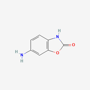 molecular formula C7H6N2O2 B1268560 6-amino-1,3-benzoxazol-2(3H)-one CAS No. 22876-17-1