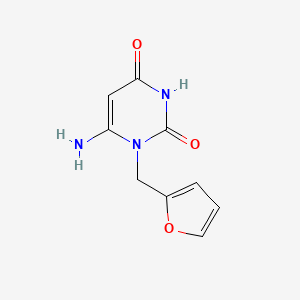 6-amino-1-(2-furylmethyl)pyrimidine-2,4(1H,3H)-dione