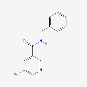 molecular formula C13H11BrN2O B1268571 N-benzyl-5-bromonicotinamide CAS No. 303031-43-8