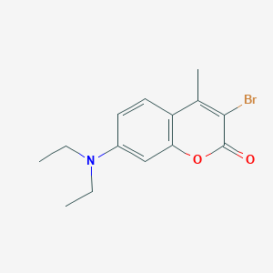 3-Bromo-7-(diethylamino)-4-methylchromen-2-one