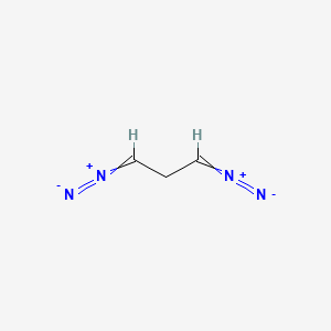 molecular formula C3H4N4 B12685730 1,3-Bis(diazo)propane CAS No. 5239-06-5