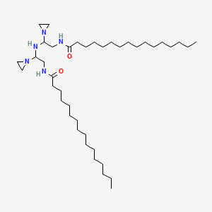molecular formula C40H79N5O2 B12685751 N,N'-(Iminobis(ethane-2,1-diyliminoethane-2,1-diyl))bishexadecan-1-amide CAS No. 43161-98-4