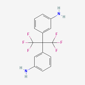 molecular formula C15H12F6N2 B1268579 2,2-双(3-氨基苯基)六氟丙烷 CAS No. 47250-53-3