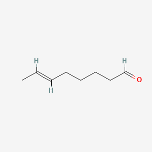molecular formula C8H14O B12685837 6-Octenal CAS No. 63196-63-4